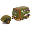1/18 VOLKSWAGEN Kool Combi Army 1950 + Remorque