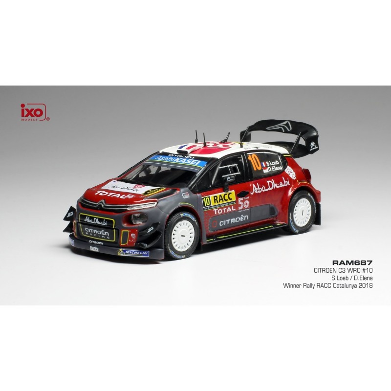 1/43 CITROEN C3 WRC N°10 Rallye RACC Catalogne 2018 CITROEN