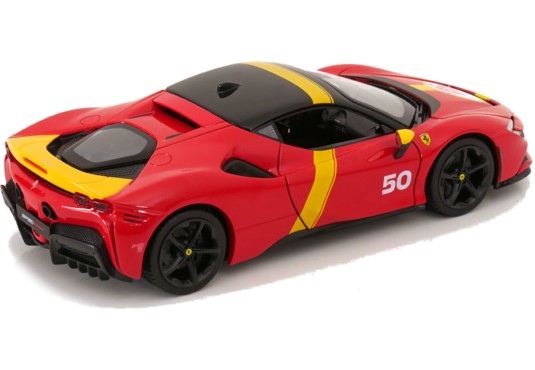 1/18 FERRARI SF90 Stradale Assetto Fiorano N°50 Le Mans Livery 2023 + Vitrine
