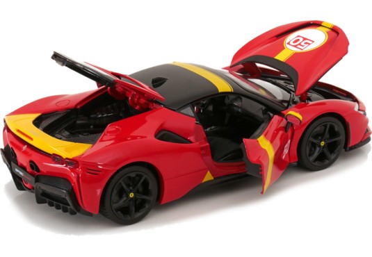 1/18 FERRARI SF90 Stradale Assetto Fiorano N°50 Le Mans Livery 2023 + Vitrine