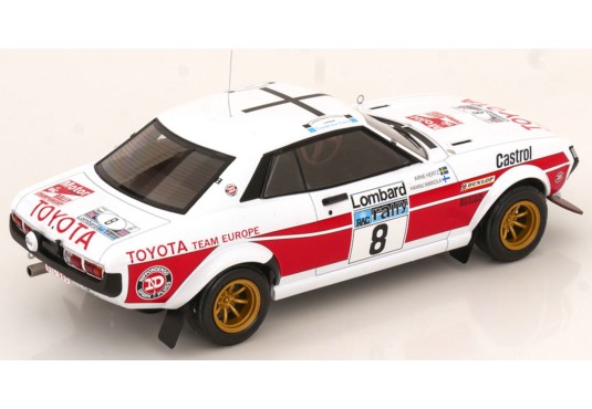 1/18 TOYOTA Celica 2000 GT (RA21) N°8 Rallye RAC 1977