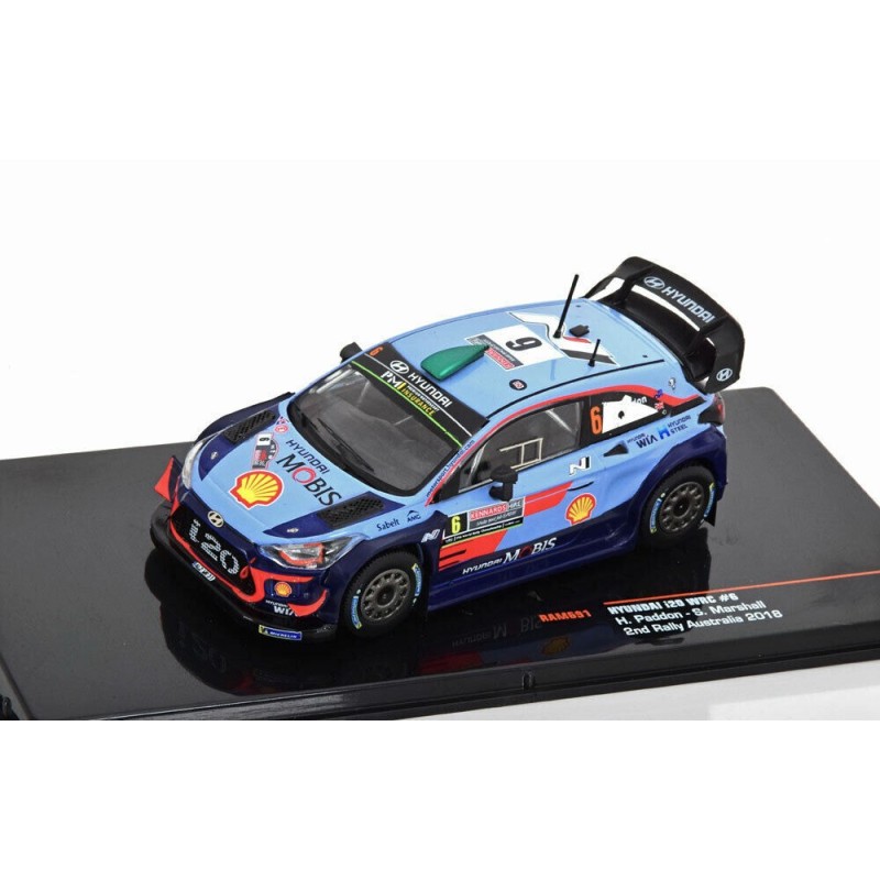 1/43 HYUNDAI I20 WRC N°6 Rallye Australie 2018 HYUNDAI 1/43 HYUNDAI I20 WRC N°6 Rallye Australie 2018 HYUNDAI
