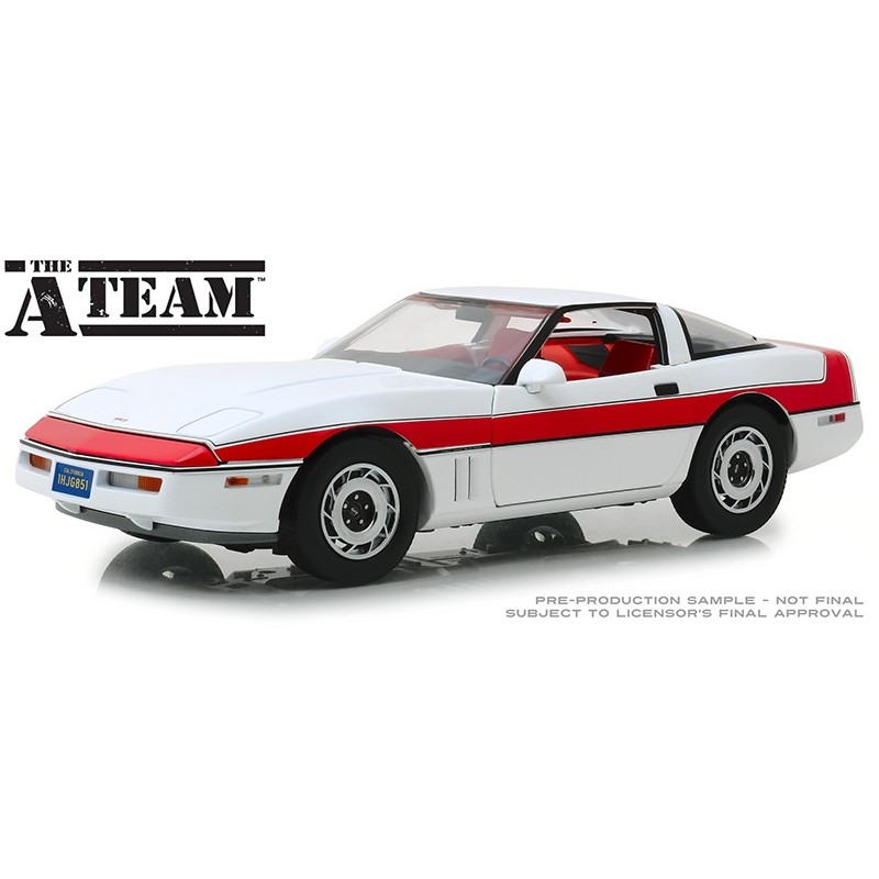 1/18 CHEVROLET Corvette C4 1984 "Agence Tous Risques" CHEVROLET 1/18 CHEVROLET Corvette C4 1984 "Agence Tous Risques" CHEVROLET