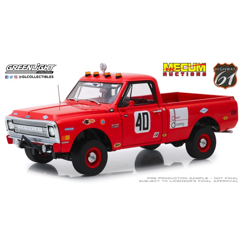 1/18 CHEVROLET C10 Pick up N°40 Baja 1000 Truck 1969 CHEVROLET