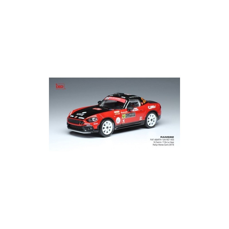 1/43 FIAT 124 Abarth RGT N°23 Monte Carlo 2018 FIAT