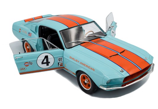 1/18 FORD Mustang Shelby GT500 N°4 Racing Tribute 1967