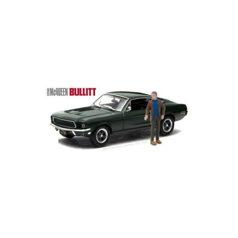 1/43 FORD Mustang "BULLITT" + Personnage 1968 FORD