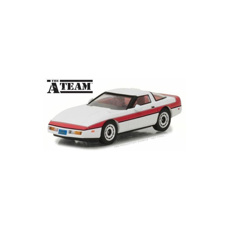1/43 CHEVROLET Corvette C4 "Agences Tous Risques" 1984 CHEVROLET 1/43 CHEVROLET Corvette C4 "Agences Tous Risques" 1984 CHEVROLET