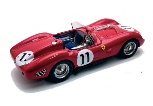 1/18 FERRARI 250 TR 60 N°11 Le Mans 1960 + Vitrine