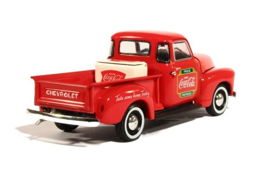 1/43 CHEVROLET CHEVY Pick Up + Glacière "Coca Cola" 1953 CHEVROLET