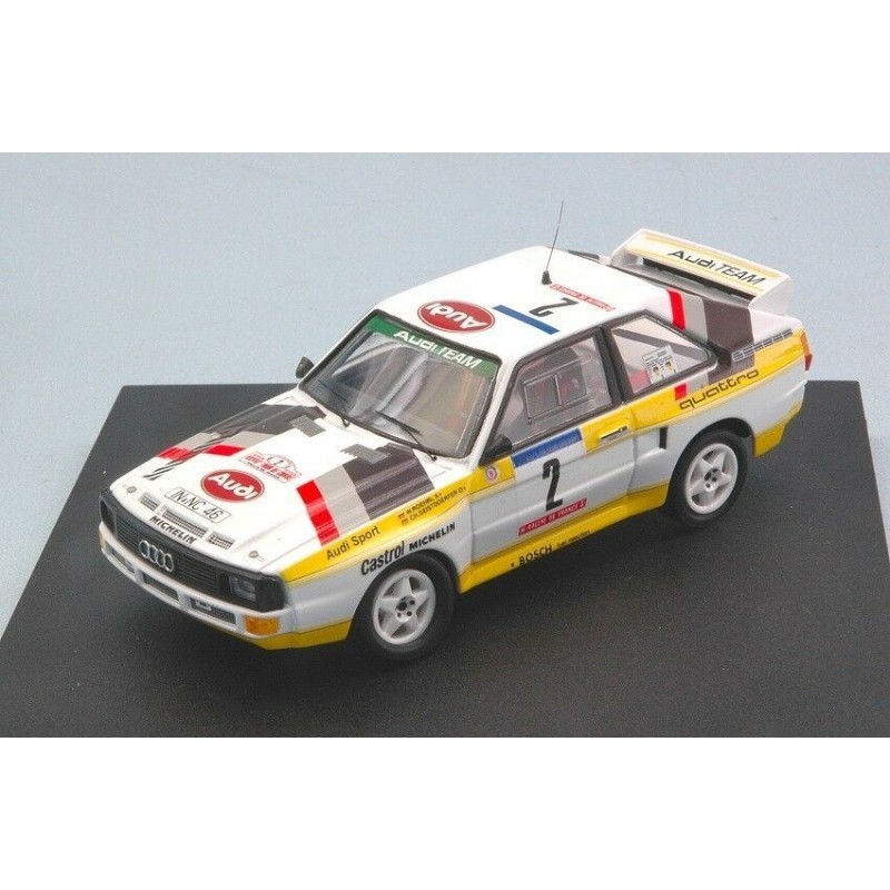 1/43 AUDI Sport Quattro N°2 Tour de Corse 1984 AUDI 1/43 AUDI Sport Quattro N°2 Tour de Corse 1984 AUDI