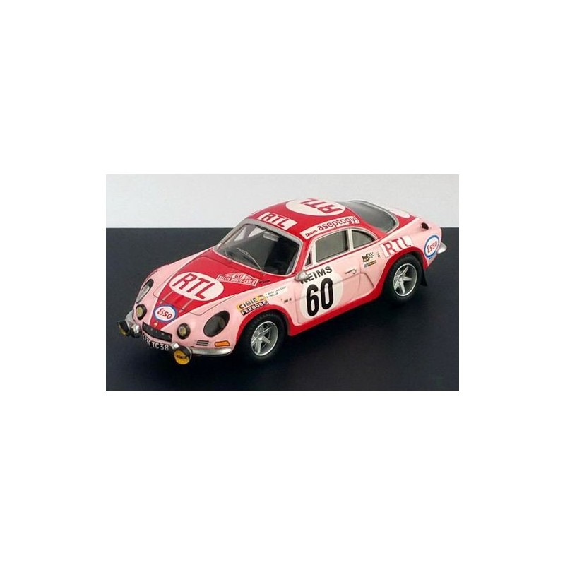 1/43 ALPINE A110 N°60 Monte Carlo 1972 ALPINE 1/43 ALPINE A110 N°60 Monte Carlo 1972 ALPINE