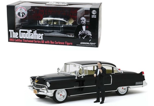 1/18 CADILLAC Fleetwood Série 60 1955 "Le Parrain" + Don Corleone CADILLAC