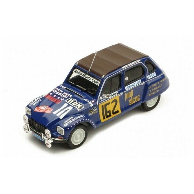 1/43 CITROEN Dyane N°162 Monte Carlo 1978 CITROEN 1/43 CITROEN Dyane N°162 Monte Carlo 1978 CITROEN