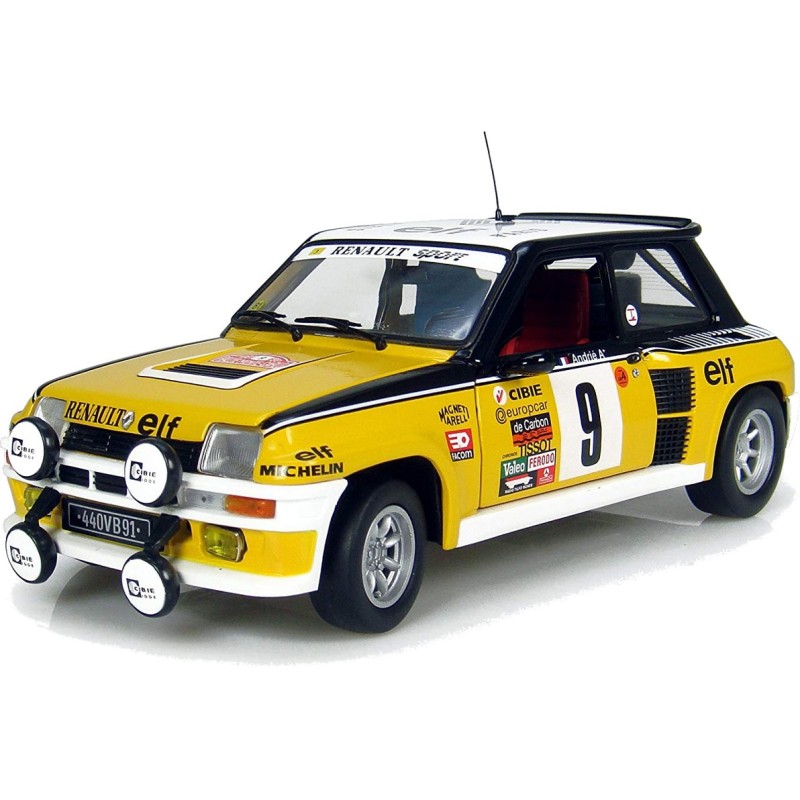 1/18 RENAULT 5 Turbo N°20 Monte Carlo 1981 RENAULT 1/18 RENAULT 5 Turbo N°20 Monte Carlo 1981 RENAULT