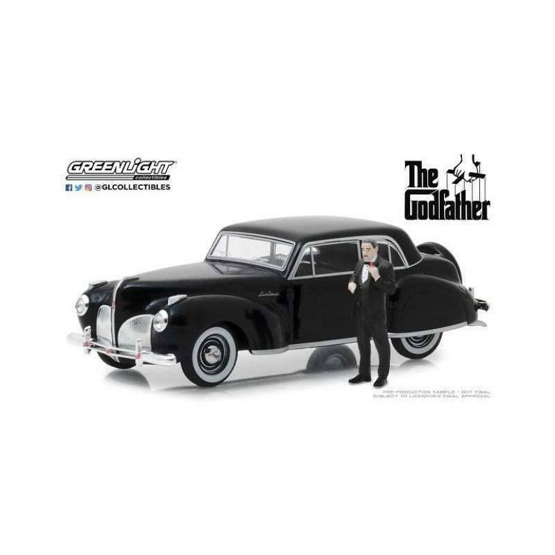 1/43 LINCOLN Continental "The Godfather" Le Parrain + Personnage 1941 LINCOLN 1/43 LINCOLN Continental "The Godfather" Le Parrain + Personnage 1941 LINCOLN