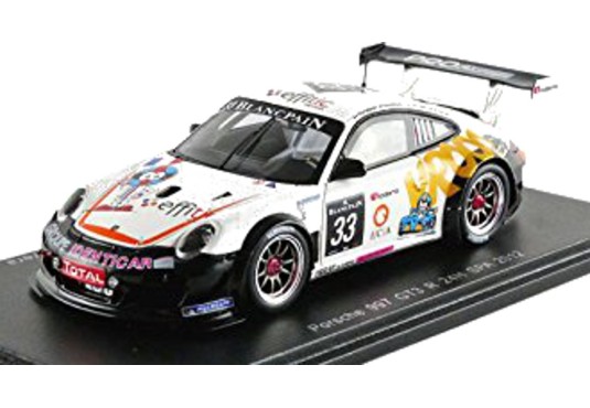 1/43 PORSCHE 997 GT3 R N°33 24 Heures Spa 2012 PORSCHE