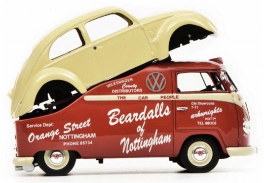 1/43 VOLKSWAGEN Combi T1 Transporteur + Carrosserie Coccinelle VOLKSWAGEN