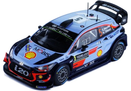 1/43 HYUNDAI I20 WRC N°5 Rallye Suède 2018 HYUNDAI