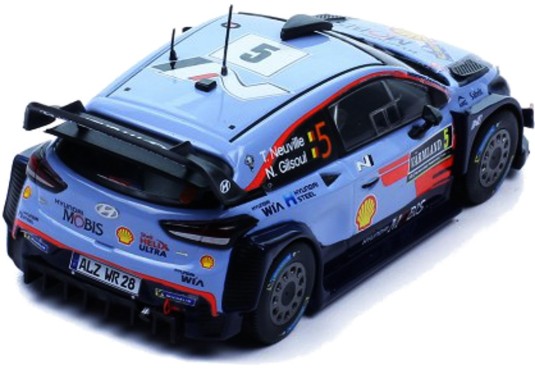 1/43 HYUNDAI I20 WRC N°5 Rallye Suède 2018 HYUNDAI