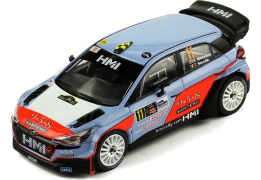 1/43 HYUNDAI I20 WRC N°11 Rallye Monza 2017 HYUNDAI