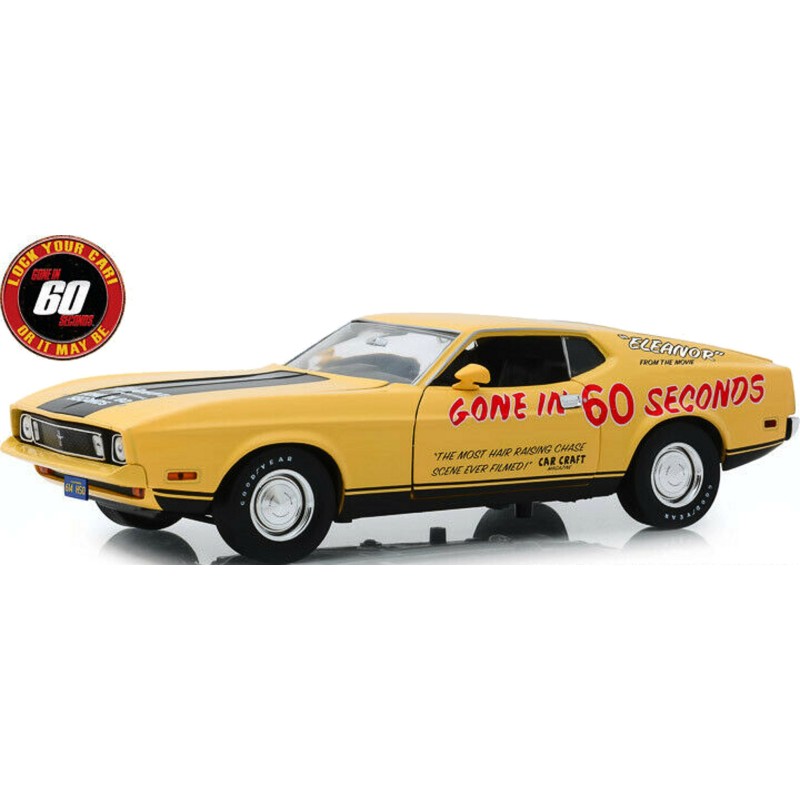 1/18 FORD Mustang Mach I Eleanor "Gone in 60 Seconds" 1973 FORD 1/18 FORD Mustang Mach I Eleanor "Gone in 60 Seconds" 1973 FORD