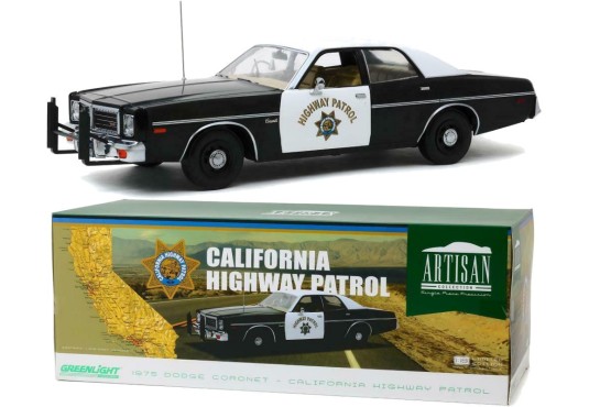 1/18 DODGE Coronet California Highway Patrol 1975 DODGE