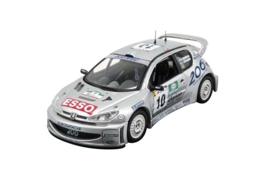 1/43 PEUGEOT 206 WRC N°10 Rallye Portugal 2000 PEUGEOT