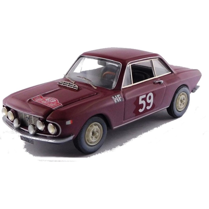 1/43 LANCIA Fulvia 1200 HF N°59 Rallye Monte Carlo 1966 LANCIA 1/43 LANCIA Fulvia 1200 HF N°59 Rallye Monte Carlo 1966 LANCIA