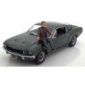 1/18 FORD Mustang "BULLITT" + Steve Mc Queen FORD