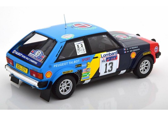 1/18 TALBOT Sunbeam Lotus N°13 Rallye RAC 1982 TALBOT