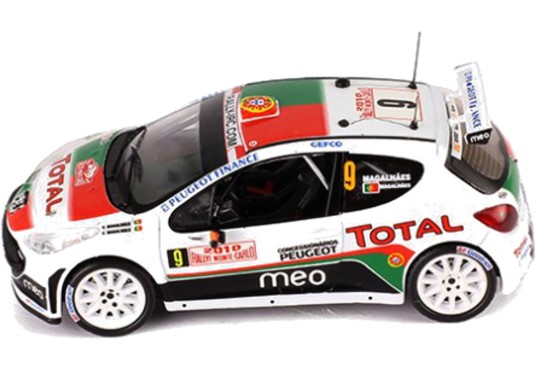 1/43 PEUGEOT 207 S2000 N°9 Rallye Monte Carlo 2010 PEUGEOT