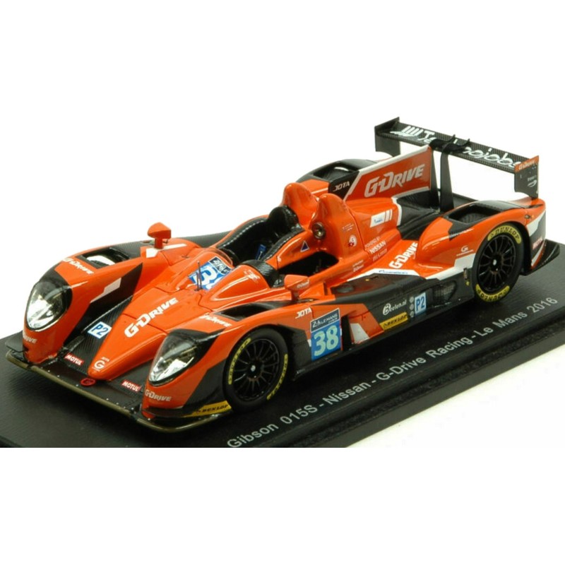 1/43 GIBSON 015S-Nissan G-Drive Racing N°38 Le Mans 2016 GIBSON 1/43 GIBSON 015S-Nissan G-Drive Racing N°38 Le Mans 2016 GIBSON