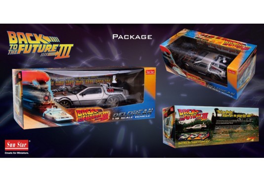 1/18 DE LOREAN "Retour Vers le Futur III" DE LOREAN