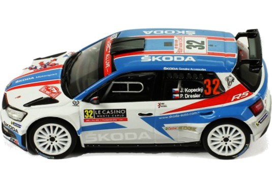 1/43 SKODA Fabia R5 N°32 Rallye Monte Carlo 2018 SKODA