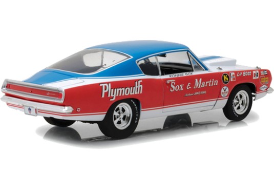 1/18 PLYMOUTH Barracuda "Sox & Martin& 1968 PLYMOUTH